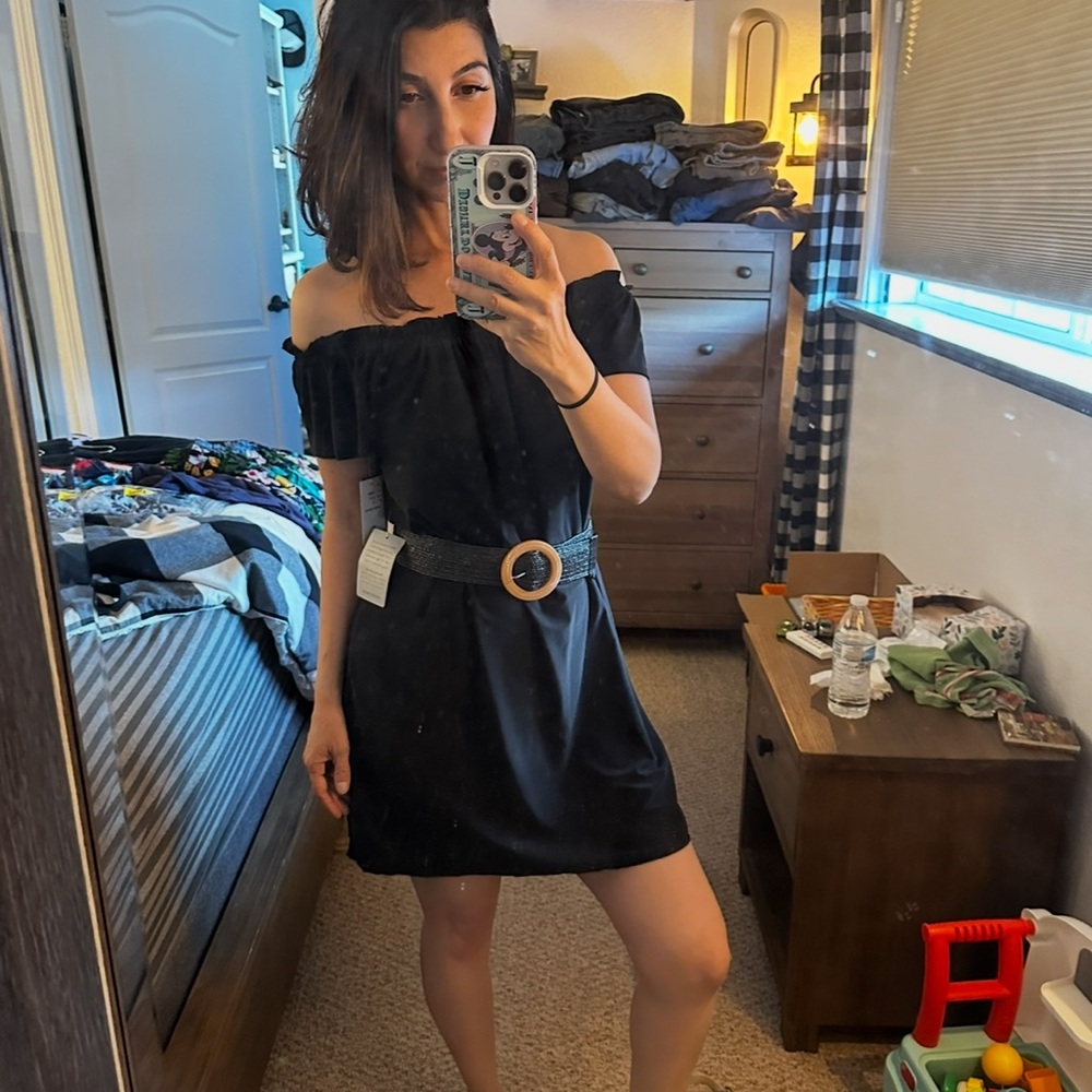 NWT Off-Shoulder Black Women’s Dress BY Tiana B